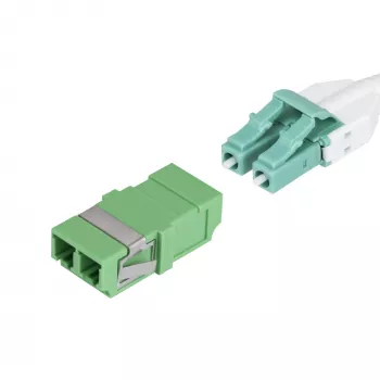StarTech.com LC do LC Adapter 10-pak, OS2 jednomodowy ślad SC światłowodowy sprzęgacz LC bez kołnierza, adapter duplex LC/APC