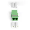 StarTech.com LC do LC Adapter 10-pak, OS2 jednomodowy ślad SC światłowodowy sprzęgacz LC bez kołnierza, adapter duplex LC/APC