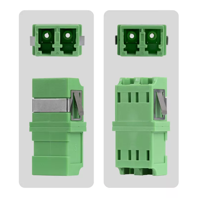 StarTech.com LC do LC Adapter 10-pak, OS2 jednomodowy ślad SC światłowodowy sprzęgacz LC bez kołnierza, adapter duplex LC/APC