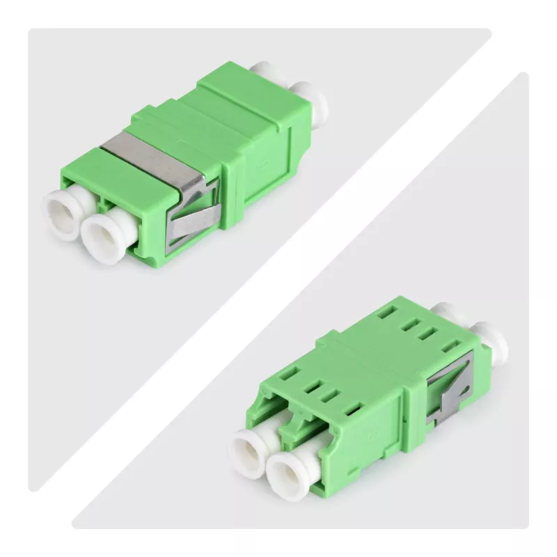 StarTech.com LC do LC Adapter 10-pak, OS2 jednomodowy ślad SC światłowodowy sprzęgacz LC bez kołnierza, adapter duplex LC/APC
