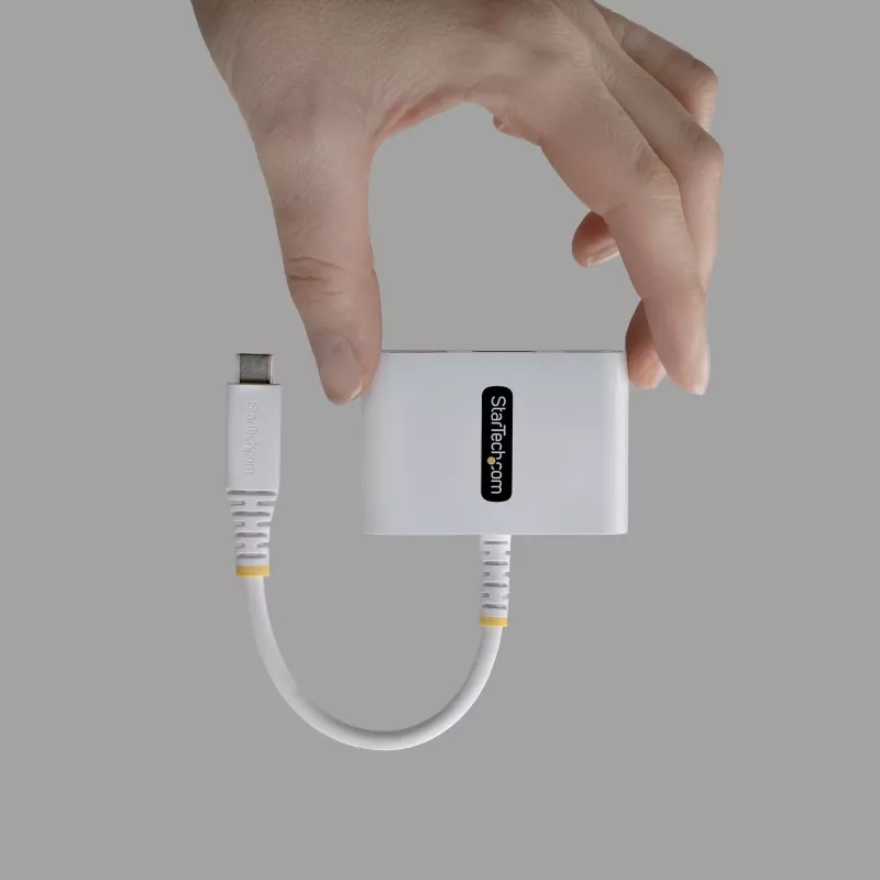 StarTech.com USB-C do HDMI wieloportowy adapter z ładowaniem PD 140 W, HDMI 4K 60 Hz, hub USB 5 Gb/s, minidok do MacBooka / Della / Thinkpada / HP / iPada / tabletów