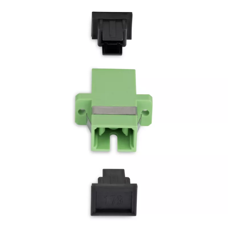 StarTech.com Złącze SC na SC 10-pak, OS2 Single Mode SC złącze światłowodowe z kołnierzem, adapter simplex SC/APC