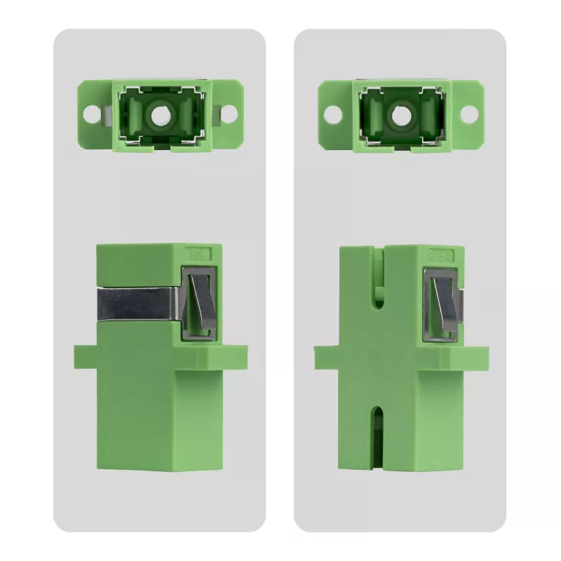 StarTech.com Złącze SC na SC 10-pak, OS2 Single Mode SC złącze światłowodowe z kołnierzem, adapter simplex SC/APC