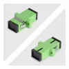 StarTech.com Złącze SC na SC 10-pak, OS2 Single Mode SC złącze światłowodowe z kołnierzem, adapter simplex SC/APC