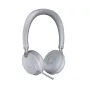 Yealink BH72 Zestaw słuchawkowy Przewodowy i bezprzewodowy Na głowę Rozmowy/Muzyka USB typu A Bluetooth Podstawka ładująca Jasnoszary