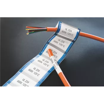 DYMO XTL Rurki termokurczliwe do etykiet | 24 mm x 2,7 m | czarny na białym