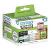Oryginalne trwałe etykiety DYMO LabelWriter | 25 mm x 89 mm | biały polipropylen | 2 rolki po 350 (700 etykiet samoprzylepnych) | wysoka wydajność | do drukarek etykiet LabelWriter