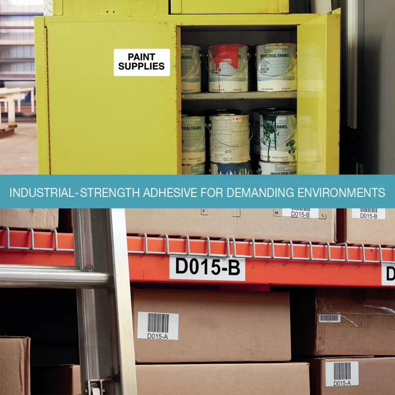 DYMO LW Durable Labels - 104 x 159 mm - 1933086, biała, samoprzylepna etykieta do drukarki, polipropylen (PP), trwała, prostokątna, -18 - 50 °C