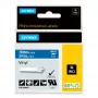 Etykiety winylowe DYMO Rhino Industrial | 19 mm x 5,5 m | Biały nadruk na niebieskim | Samoprzylepne | do urządzeń LabelManager i Rhino Label Makers