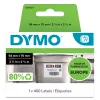 Oryginalne etykiety rotacyjne DYMO LabelWriter dla branży spożywczej | 54 mm x 70 mm | 400 samoprzylepnych etykiet z kolorowym kodem | Do drukarek etykiet LabelWriter