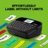 Przenośna drukarka etykiet DYMO LabelManager Executive 640 CB | Kompaktowa maszyna do tworzenia etykiet z klawiaturą QWERTY | łączność Bluetooth i USB | Kompatybilna z etykietami standardowymi i trwałymi D1