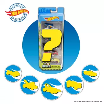 Hot Wheels 5-Car Pack asortyment, Zestaw pojazdów, 3 lat(a), Różne kolory