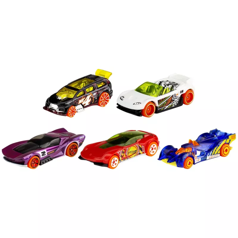 Hot Wheels 5-Car Pack asortyment, Zestaw pojazdów, 3 lat(a), Różne kolory