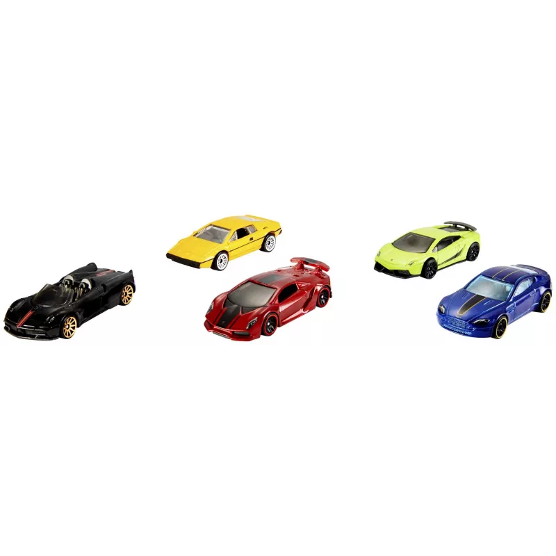 Hot Wheels 5-Car Pack asortyment, Zestaw pojazdów, 3 lat(a), Różne kolory