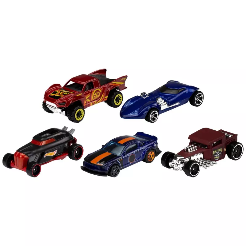 Hot Wheels 5-Car Pack asortyment, Zestaw pojazdów, 3 lat(a), Różne kolory