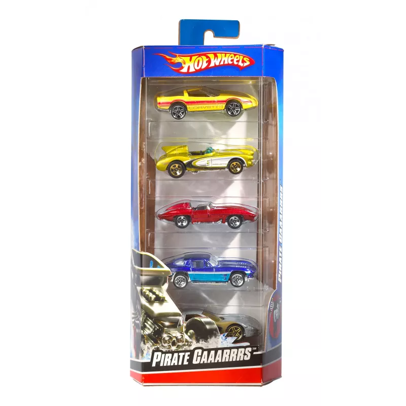 Hot Wheels 5-Car Pack asortyment, Zestaw pojazdów, 3 lat(a), Różne kolory