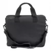 Torba na laptopa Manhattan London 12,5 cala, ładowana od góry, czarna, niski koszt, kieszeń na akcesoria, pasek na ramię (odpinany), etui na notebooka, trzyletnia gwarancja
