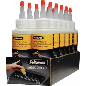 Fellowes Shredder Oil 120ml, Olej smarujący, 0,12 L, Wielokolorowy, 44,5 mm, 44,5 mm, 161,9 mm