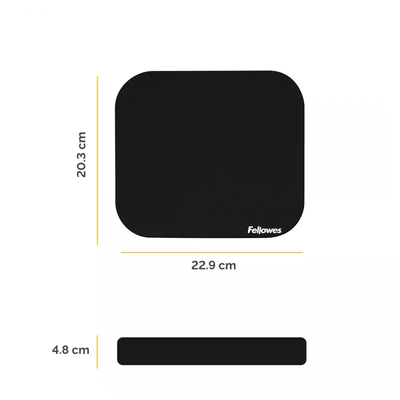 Podkładka pod mysz Fellowes Premium - Czarna