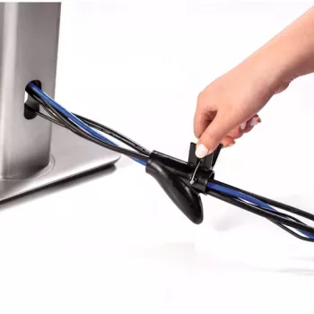 Fellowes CableZip - Czarny, Osłona na kable, Biurko, Czarny