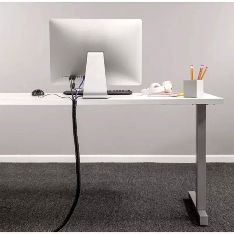 Fellowes CableZip - Czarny, Osłona na kable, Biurko, Czarny