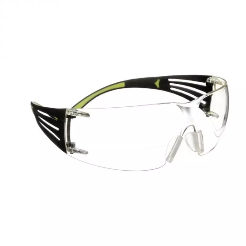 3M SF420AS/AF-EU Okulary ochronne Poliwęglan (PC) Czarny, Zielony