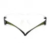 3M SF420AS/AF-EU Okulary ochronne Poliwęglan (PC) Czarny, Zielony