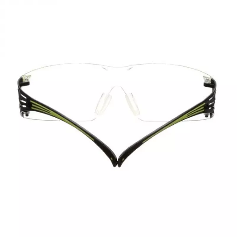 3M SF420AS/AF-EU Okulary ochronne Poliwęglan (PC) Czarny, Zielony