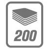 GBC VeloBind paski do bindowania 45mm czarne (25), Czarny, A4, 45 mm, 297 mm, 25 szt.