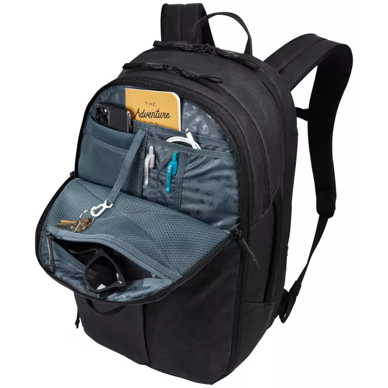 Thule Aion TATB128 - czarny plecak, Plecak casual z poliestru