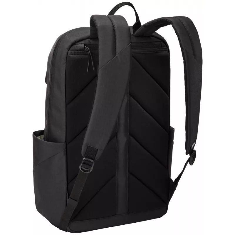 Thule Lithos TLBP216 - Czarny plecak casualowy z poliestru
