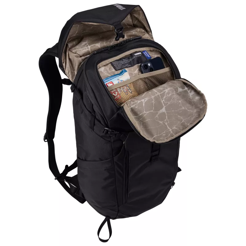 Thule Alltrail TADP225 czarny plecak turystyczny plecak podróżny poliester