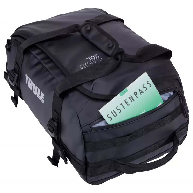 Thule Chasm TDSD301 Czarna torba sportowa 30 L Poliester