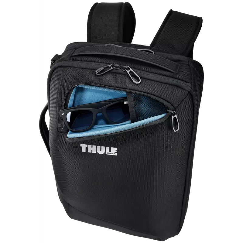Plecak Thule Accent Convertible 17L — czarny, pojemność 17 L, opcje noszenia z możliwością konwersji