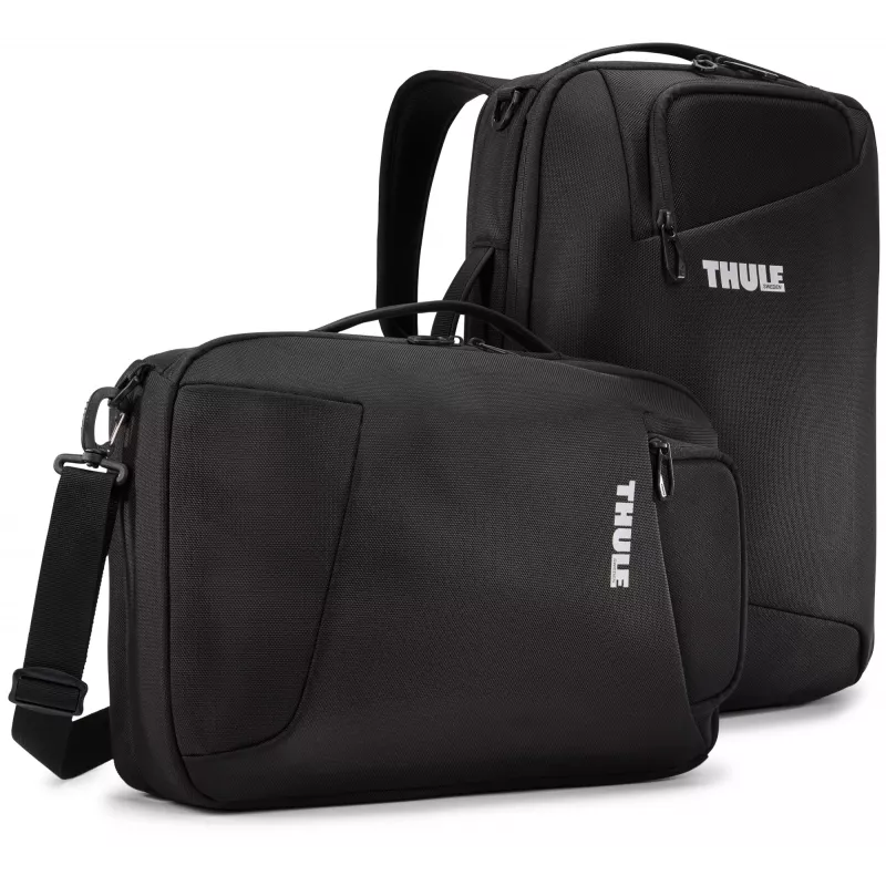 Plecak Thule Accent Convertible 17L — czarny, pojemność 17 L, opcje noszenia z możliwością konwersji