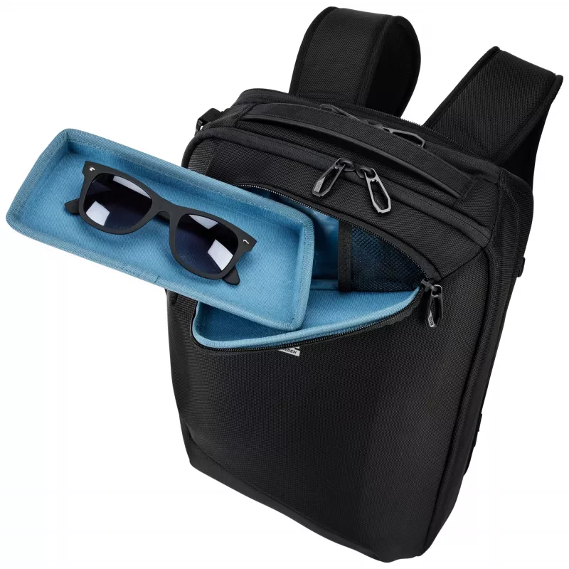 Plecak Thule Accent Convertible 17L — czarny, pojemność 17 L, opcje noszenia z możliwością konwersji