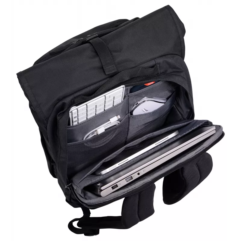 Plecak Case Logic VARIBP117 Czarny Casual backpack z poliestru z recyklingu