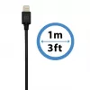 Kensington PowerBolt™ 2.4 Ładowarka samochodowa — Czarna, Auto, Gniazdo zapalniczki, 1 m, Czarna