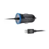 Kensington PowerBolt™ 2.4 Ładowarka samochodowa — Czarna, Auto, Gniazdo zapalniczki, 1 m, Czarna