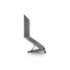 Kensington EQ Regulowana aluminiowa podstawka pod laptopa, Podstawka pod laptopa, Czarny, Aluminium, 25.4 cm (10 cali), 43.2 cm (17 cali), 3 kg