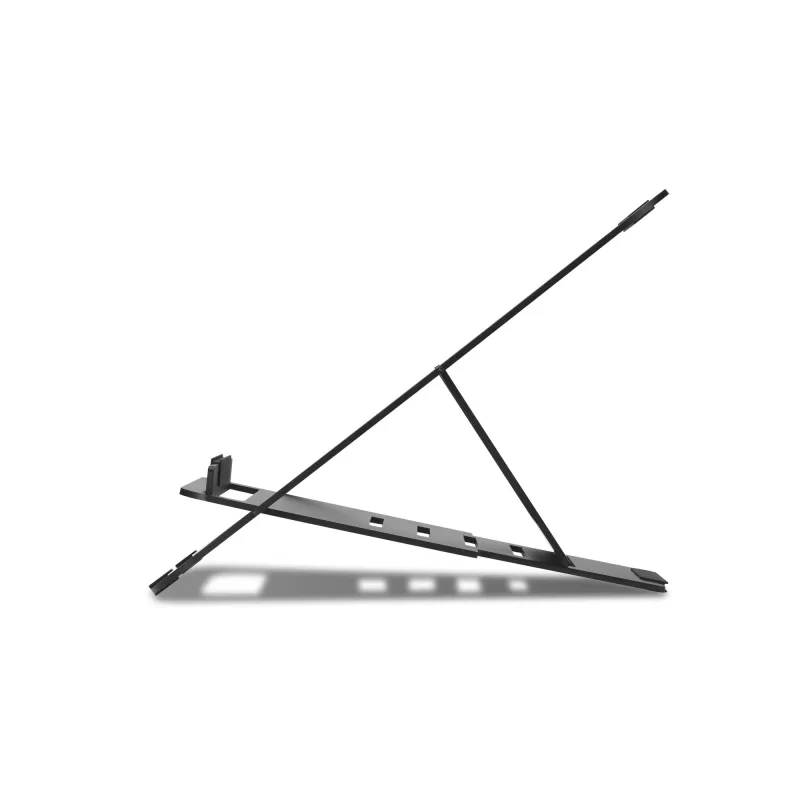 Kensington EQ Regulowana aluminiowa podstawka pod laptopa, Podstawka pod laptopa, Czarny, Aluminium, 25.4 cm (10 cali), 43.2 cm (17 cali), 3 kg