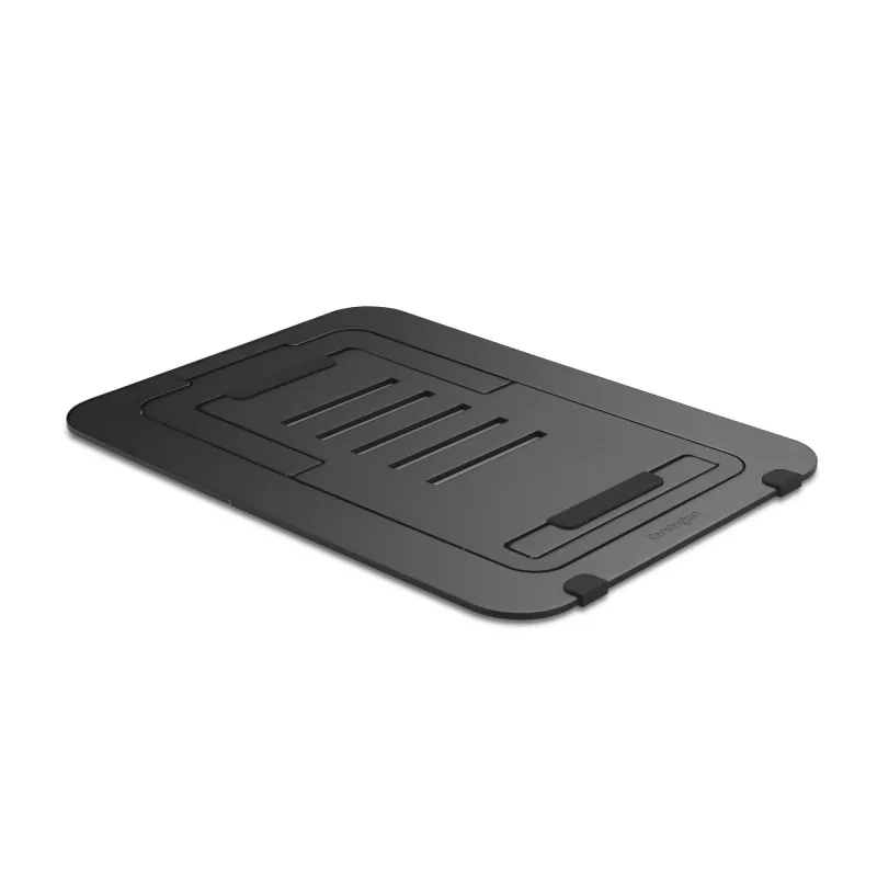 Kensington EQ Regulowana aluminiowa podstawka pod laptopa, Podstawka pod laptopa, Czarny, Aluminium, 25.4 cm (10 cali), 43.2 cm (17 cali), 3 kg