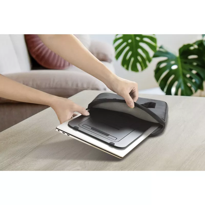 Kensington EQ Regulowana aluminiowa podstawka pod laptopa, Podstawka pod laptopa, Czarny, Aluminium, 25.4 cm (10 cali), 43.2 cm (17 cali), 3 kg