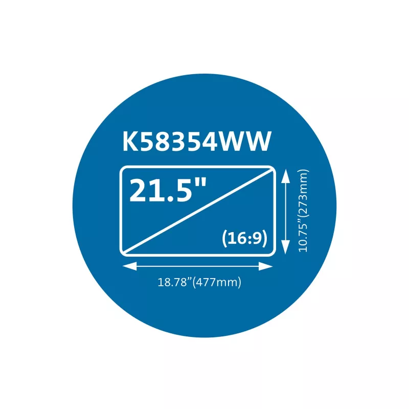Kensington MagPro Magnetyczny filtr prywatyzujący do monitorów 21,5″ (16:9)