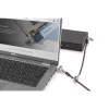Kensington cienki N17 2.0 Keyed Dual Head Laptop Lock for Wedge-Shaped Slots