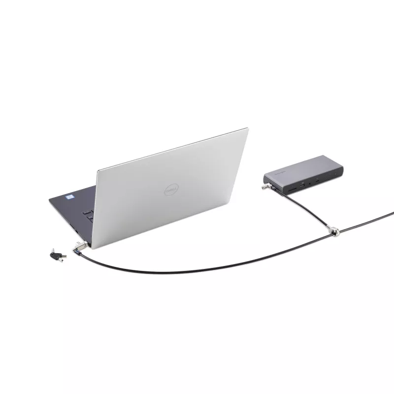 Kensington cienki N17 2.0 Keyed Dual Head Laptop Lock for Wedge-Shaped Slots