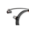 Kensington MicroSaver® Keyed Twin Laptop Lock, 2,2 m, okrągły klucz, stal
