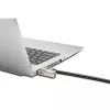 Kensington cienki NanoSaver 2.0 Dual Headed Lock, Kensington, klucz, stal węglowa, srebrny, czarny