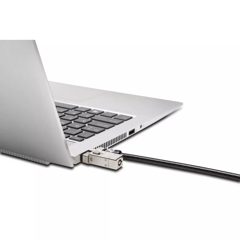 Kensington cienki NanoSaver 2.0 Dual Headed Lock, Kensington, klucz, stal węglowa, srebrny, czarny
