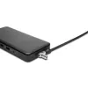 Kensington cienki NanoSaver 2.0 Dual Headed Lock, Kensington, klucz, stal węglowa, srebrny, czarny